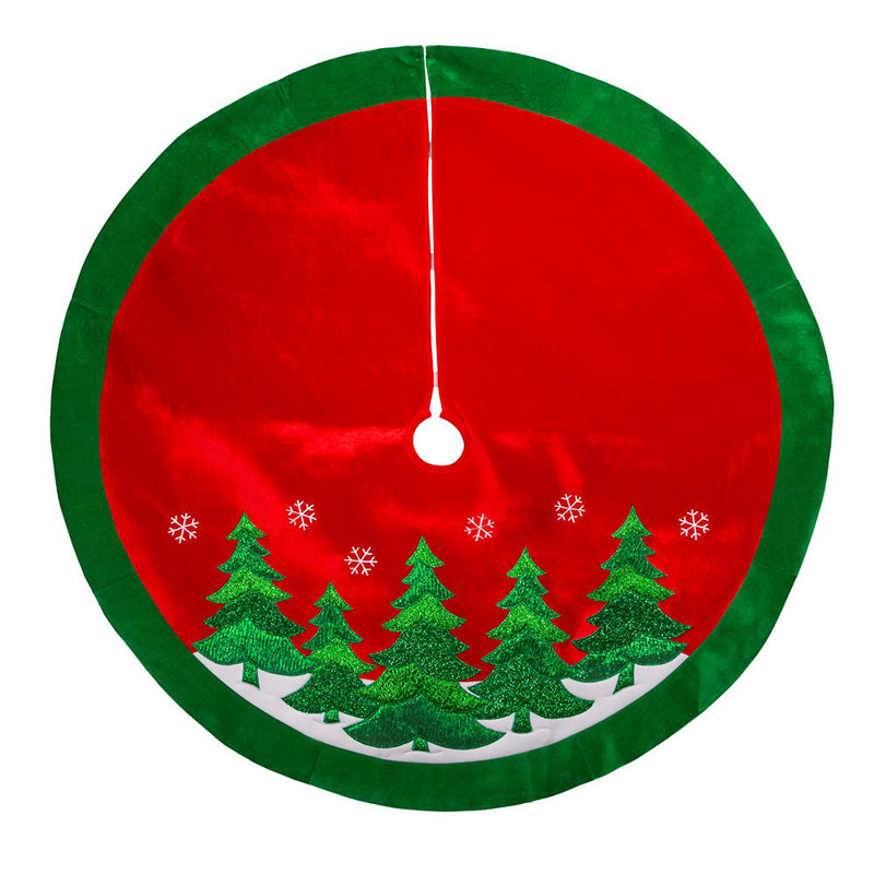 48'' Polyester Christmas Shatterproof Tree Skirt