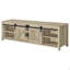 Pine 2-Door Engineered Wood TV Stand-1926560240