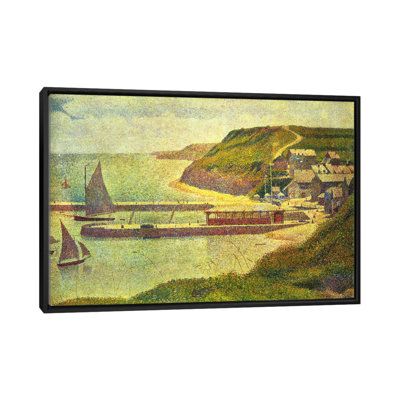«Port-en-Bessin 1888» par Georges Seurat, reproduction d'art sur toile