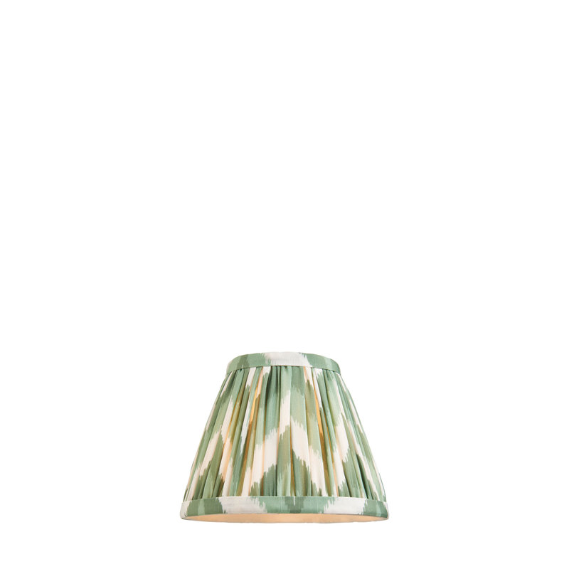 Zigzag 16cm Lamp Shade, Green