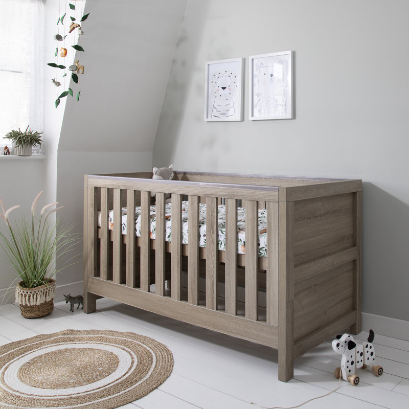 Tutti Bambini Modena 2-Piece Nursery Furniture Room Set, Oak