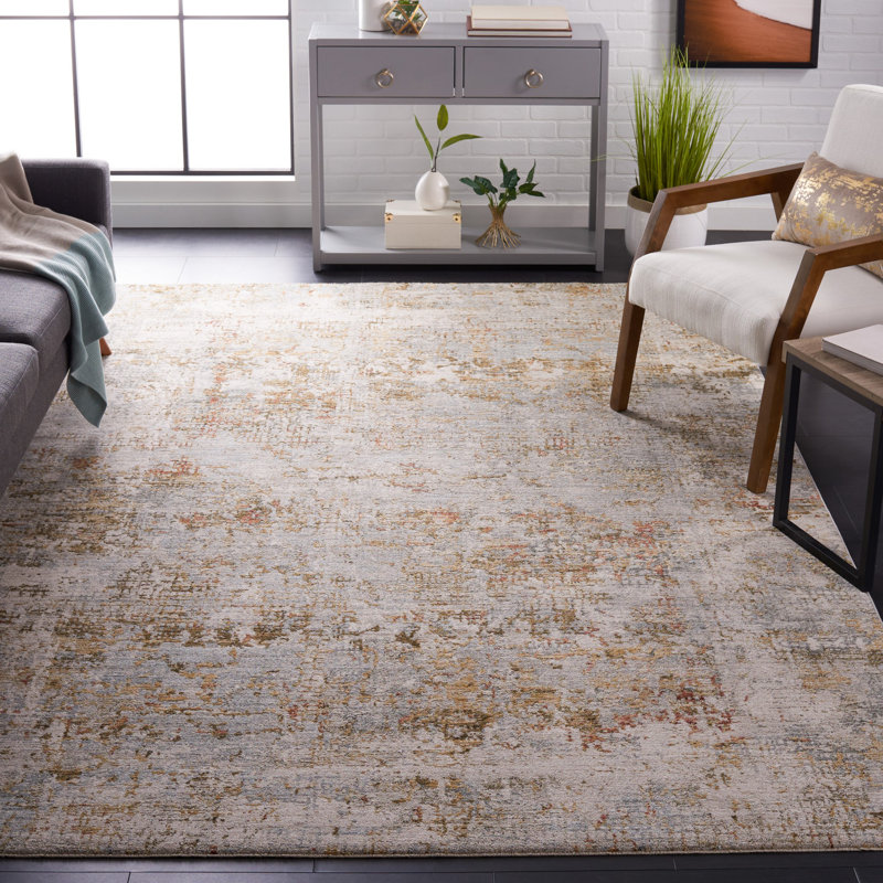 Tapis abstrait Laraway Performance, Rectangle 5 pi 3 po x 7 pi 6 po