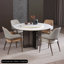 Chaise avec accoudoirs à dossier solide gris clair et gris clair (ensemble de 2)-130154154