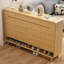 Rangement pour chaussures en bois manufacturé Burlywood
