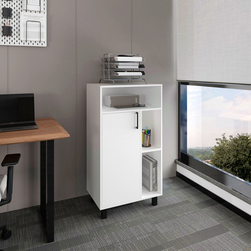 Base Cabinet, 1 Door, 3 Shelves, 4 Legs