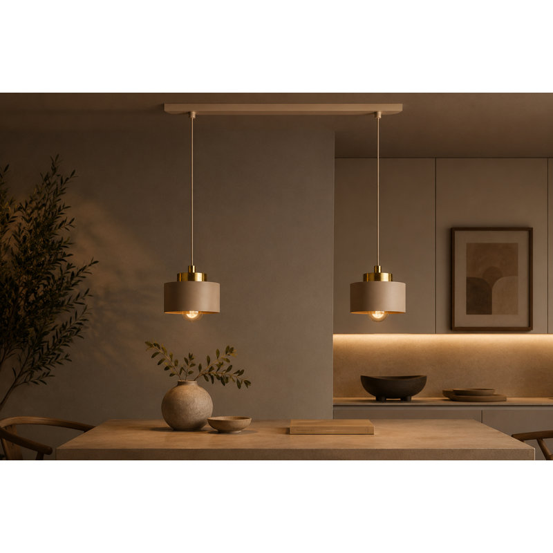 - Light Pendant, 50, Beige/Gold, 2