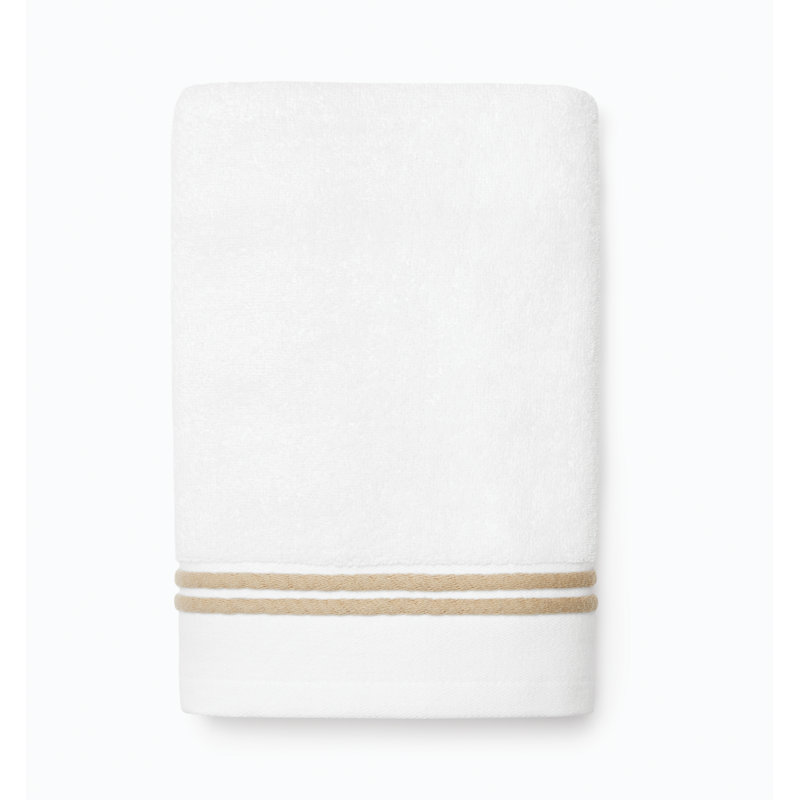 Aura Hand Towel, White/Sand