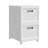 Set Of 2 Collapsible Stackable Rolling File Boxes With Lids And 10 Hanging Files, Portable Plastic Storage Organizer Or File Cabinet With Wheels For Home Or Office
