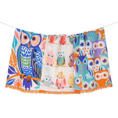 Whimsical Owl Kitchen Towel Set