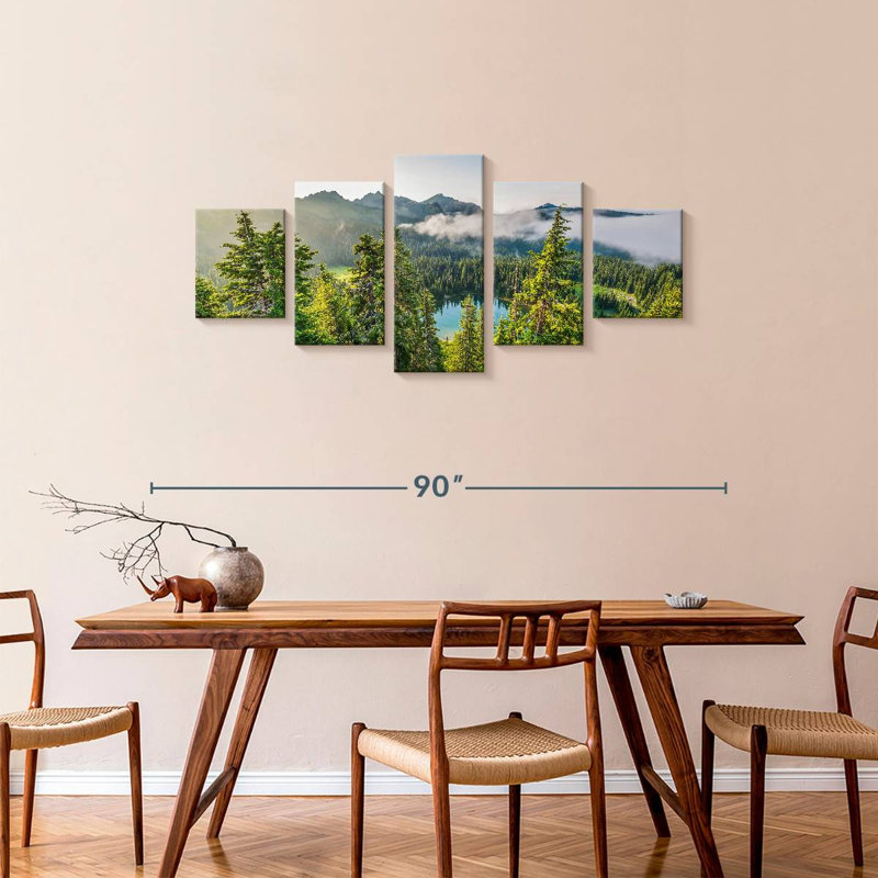 Mt. Rainier Pine Forest, 34" H x 74" W