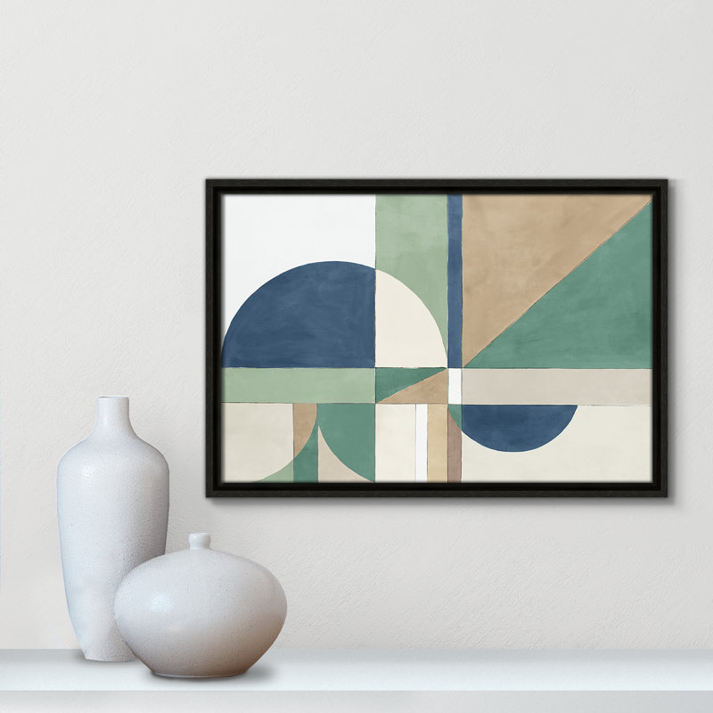 Floater Frame Canvas, 13.5" H x 19.5" W x 2" D, Espresso Framed
