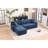 Boneless Compression Sofa, Combining Chaise Longue With 2 Pillows