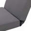 Chaise longue moderne en acacia massif avec coussin triple-1145296241