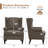 Upholsterd Wingback Armchair-1261615287