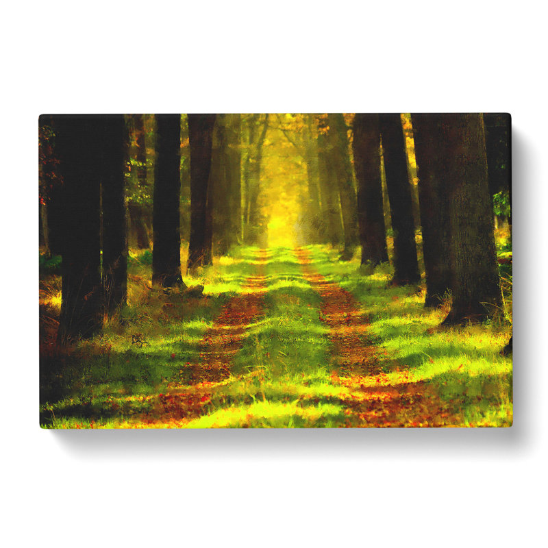 Green Forest Vol.7 - Wrapped Canvas, 35cm H x 50cm W x 3cm D