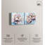 "Blush Pink Whimsy", ensemble de 2 reproductions d'art sur toile par -343044548-343044551-343044550