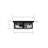 Liam 13 In. Modern Matte Black 2-light Flush Mount-127938108