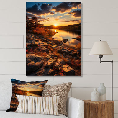 " Wisconsin Jackson Lake At Sunset "