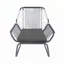 Fauteuil club d'extérieur en rotin PE