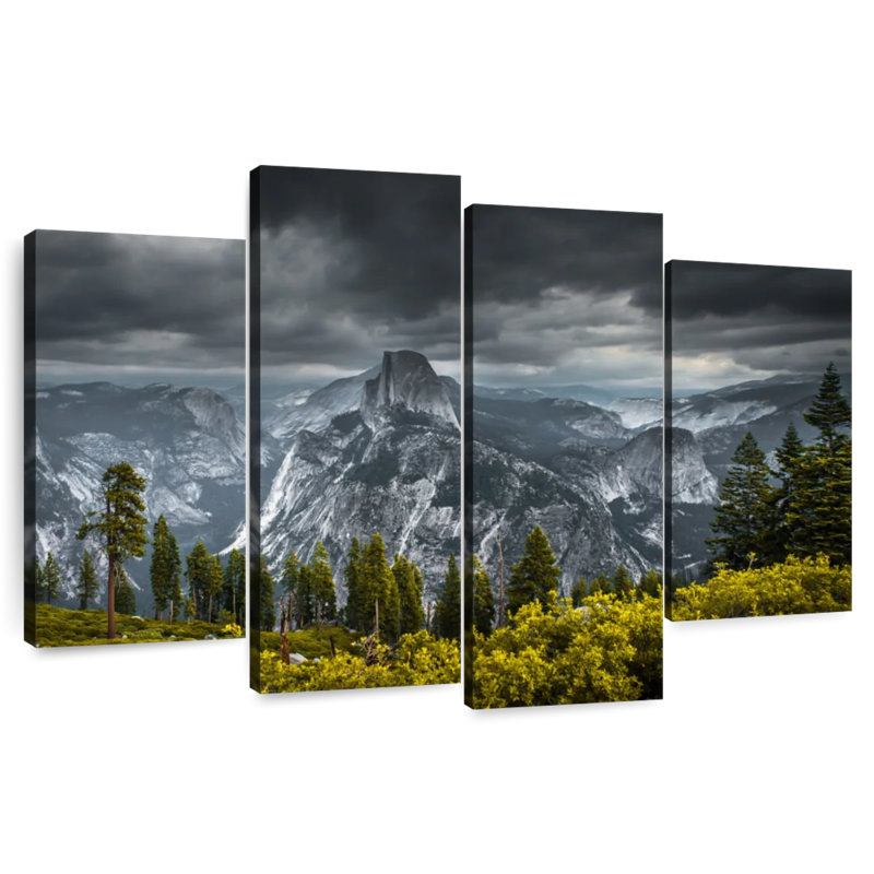 Alvord Dusky Yosemite Mountains, H 27 po x l 43 po
