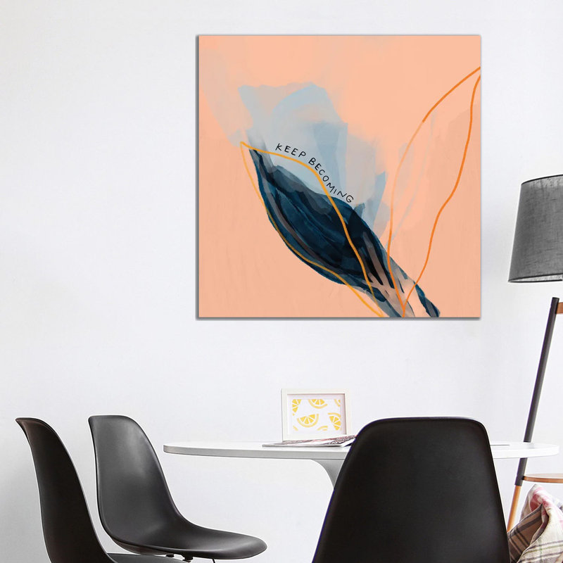 Keep Becoming 1 Piece Wrapped Canvas Painting, 93.98 cm H x 93.98 cm W x 1.91 cm D