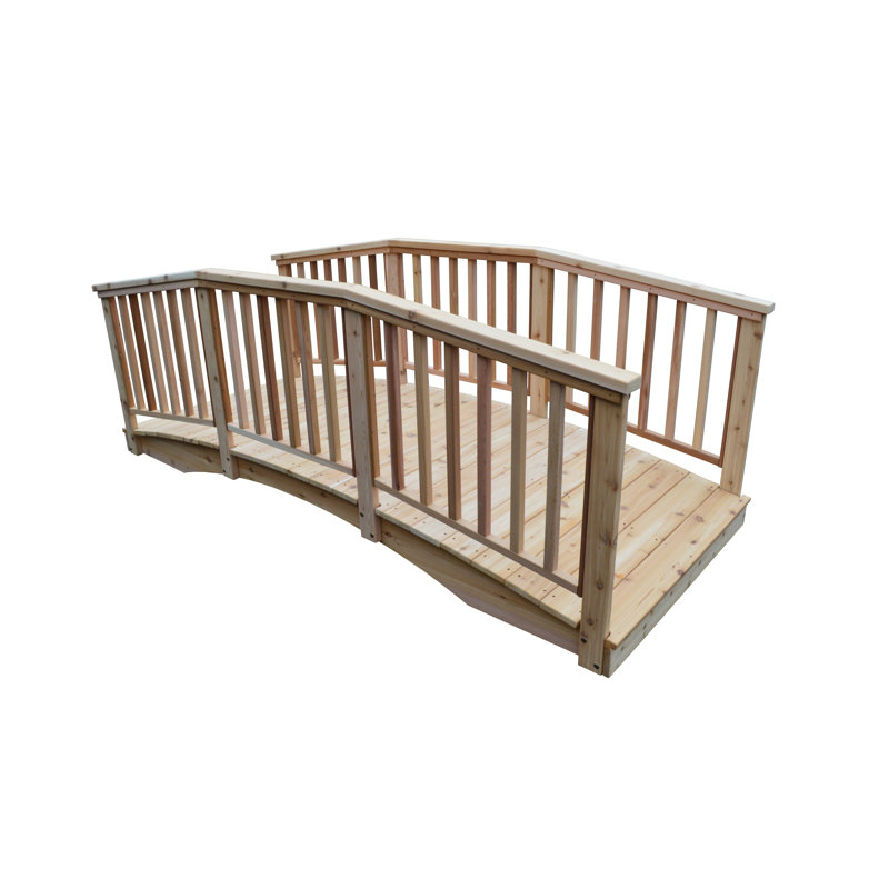 Pont-balustre Western Cedar 12 pi, Sans finition