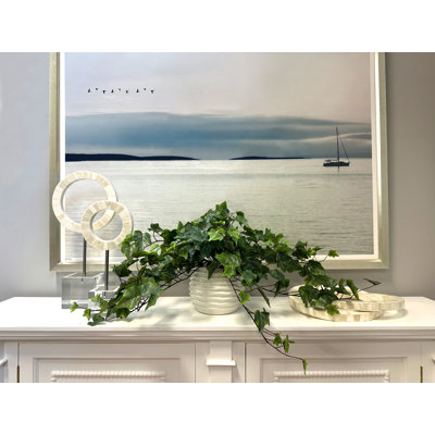 14'' Faux Ivy Plant in Ceramic Pot