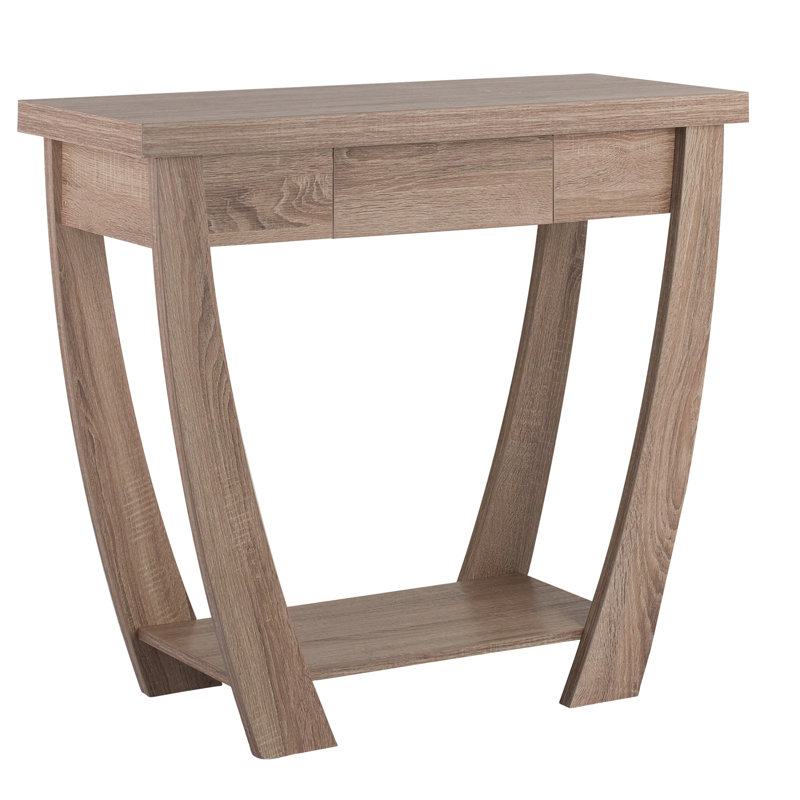 Manorville 91.44cm Console Table, Light Oak