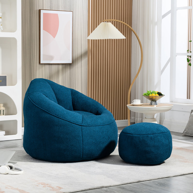 Superbe fauteuil à billes rempli de mousse pour un usage intérieur