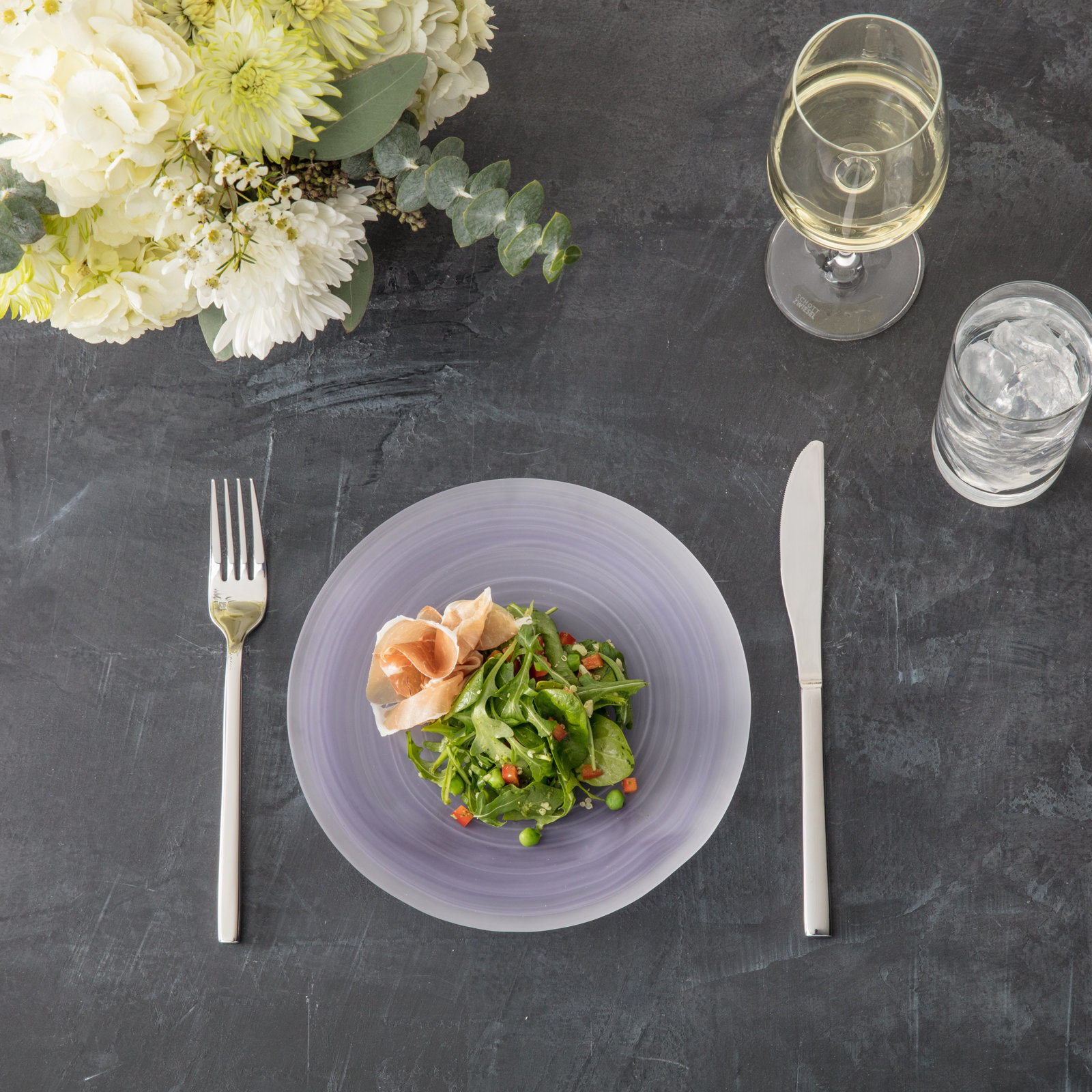 Fortessa La Jolla 8" Salad Plate, Amethyst Purple