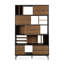 Oscar Solid Wood Geometric Bookcase