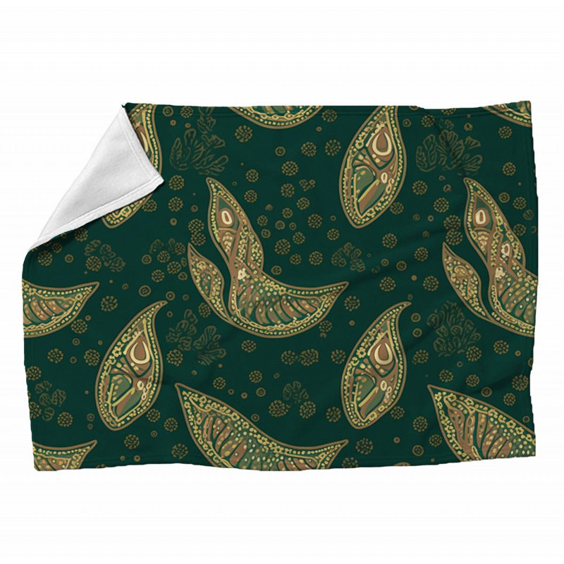 Machine Printed Throw Blanket, Twin