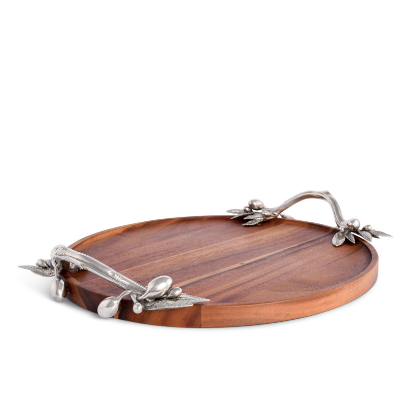 Olive Grove Solid Wood Tray