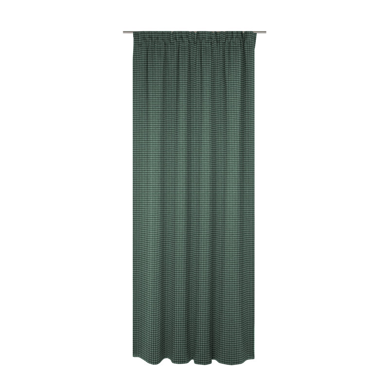 Kingon Room Darkening Curtain Single Panel, 300cm H x 132cm W, Dark Green