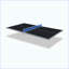 Plateau de table de tennis de table pliable et portable de taille moyenne 6 * 3 pi noir pour jeux d'intérieur-124823456-124823452
