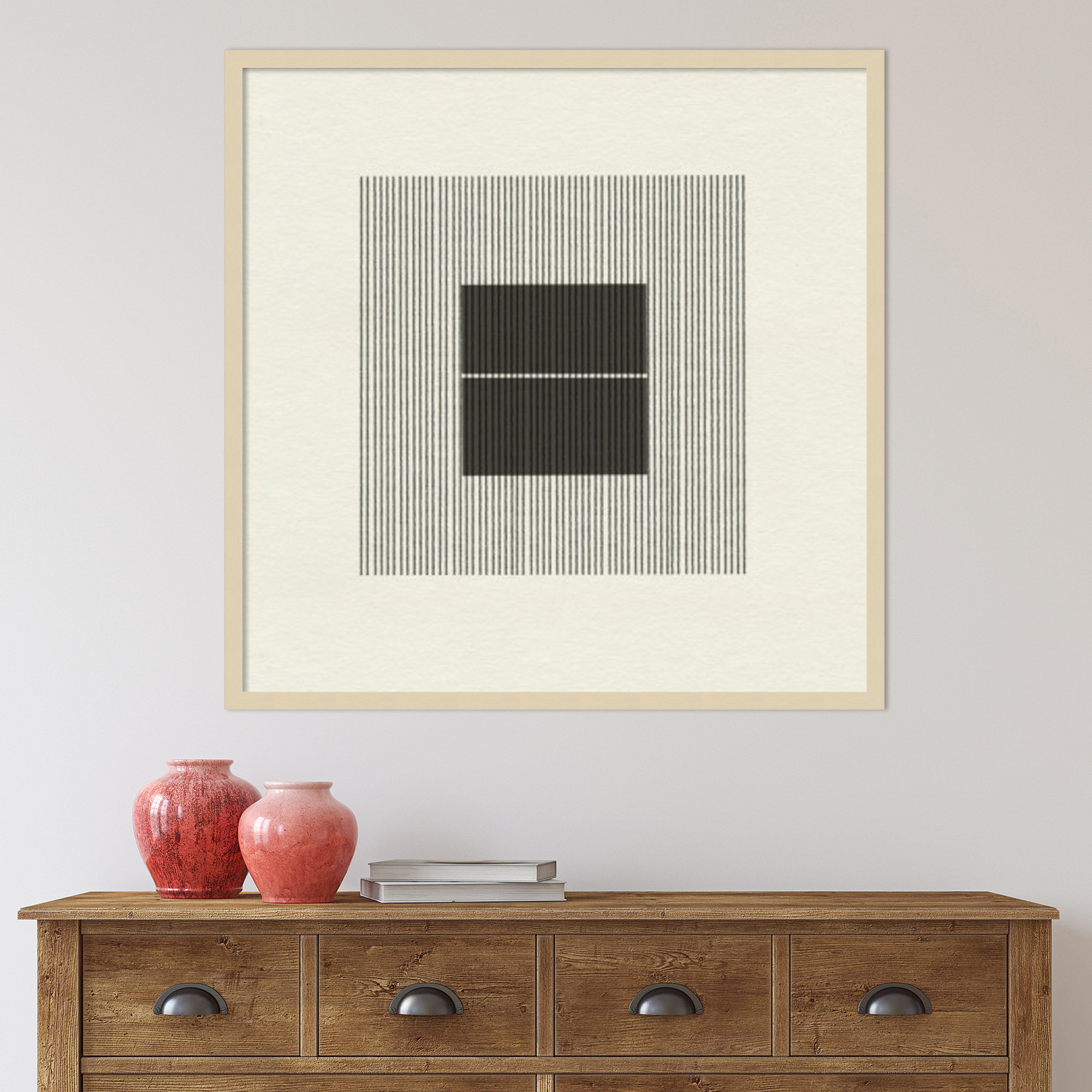 Honoring Matisse Warm by The MIUUS STUDIO, Brown, 33" H x 33" W x 1" D
