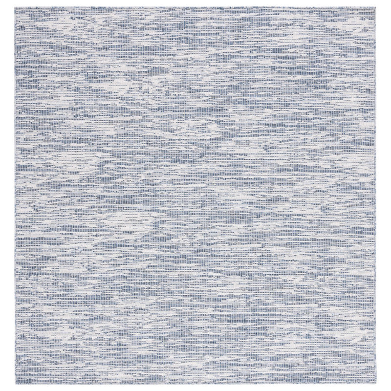 Hampton Performance Abstract Indoor/Outdoor Area Rug, Square 6'5"