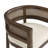 Kyra 5-Piece Mid-Century Modern Rubberwood Counter Bar Set With Upholstered Rattan Arm Stools-122903984-122903985
