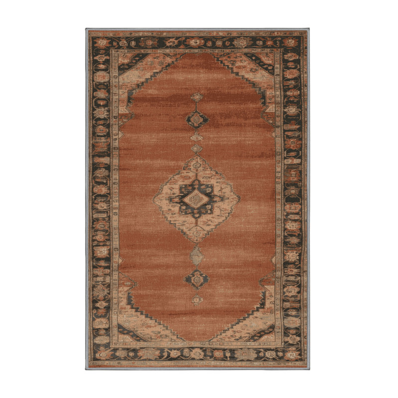 Tapis brun lavable à la machine