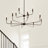 12 - Light Steel Dimmable Tiered Chandelier-1937749209