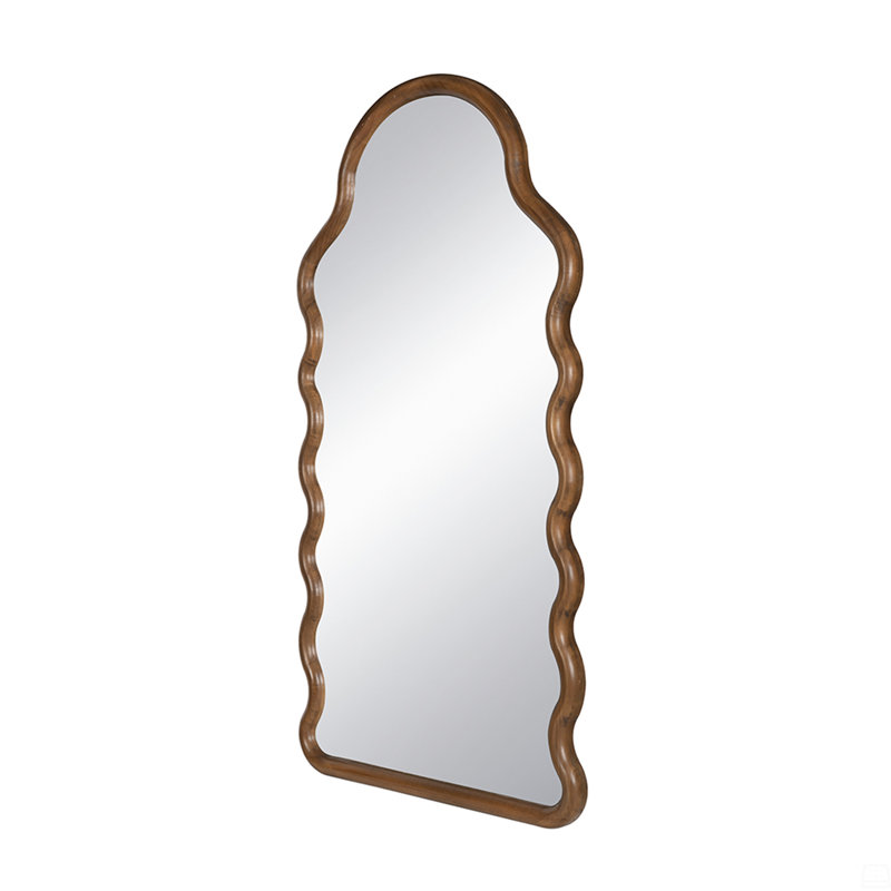 Arch Wood Mirror With Unique Frame