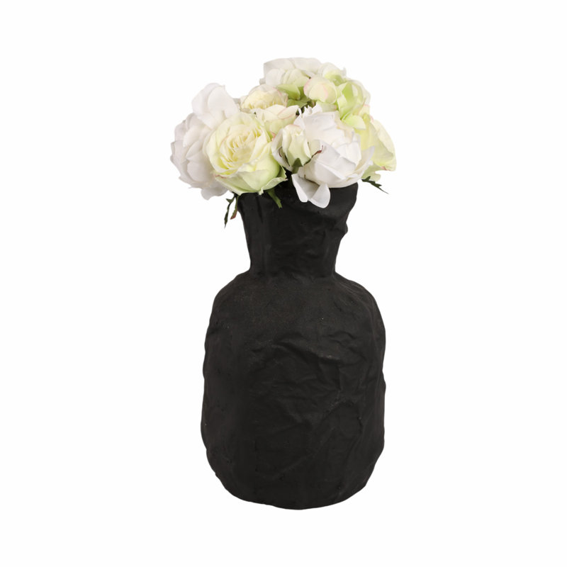Cleo Handmade Ceramic/Porcelain Table Vase, 14" H x 8" W x 8" D