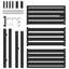 Vidaxl Patio Gate Lockable Black Aluminium-113055198
