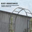 Treillis de jardin, treillis de jardin en acier, pour plantes grimpantes, vignes de glycine, support pour arche de mariage