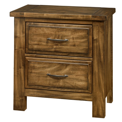 Maple Road 27'' W Solid Wood Nightstand