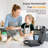 Belgian Waffle Maker, 2-Slice Nonstick With Indicator Light, Silver