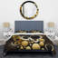 Ensemble de housse de couette en microfibre / polyester Golden Circular Universe II Bedding-1266352005