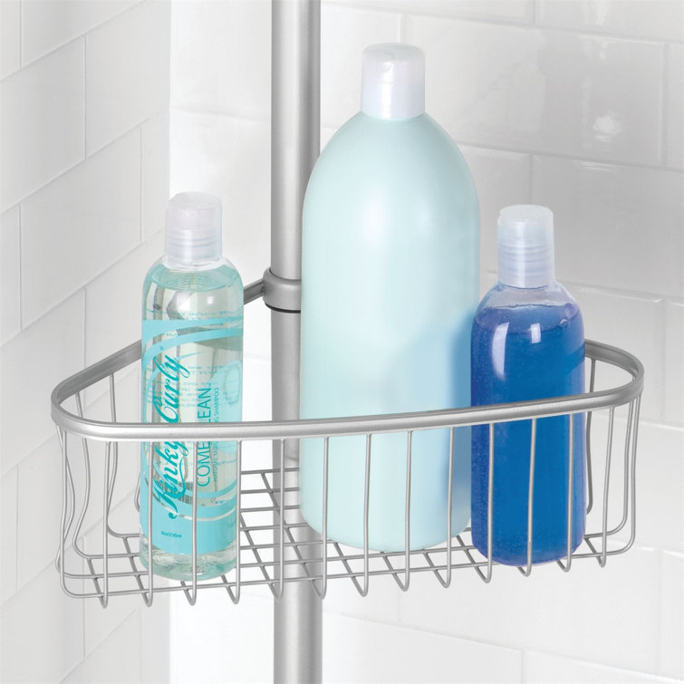 Rebrilliant Lylianna Tension Pole Stainless Steel Shower Caddy