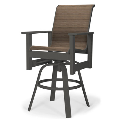 Leeward MGP Sling Bar Height Swivel Arm Chair