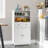 White Bathrrom Cabinet